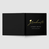 Moderne Script Gradiëring Hoed Feestservetten Gastenboek (Volledig)