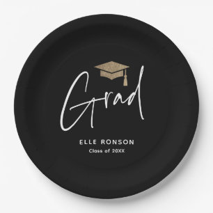 Moderne Script Graduation Papieren Bordje