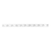 Moderne Script Happy Birthday Cadeaupapier Satijnen Lint (Voorkant)