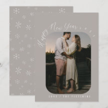 Moderne Script Happy New Year-foto