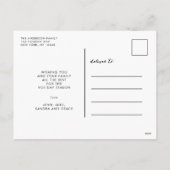 Moderne Script Joy to The World 3 Foto Collage Feestdagenkaart (Achterkant)