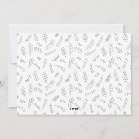 Moderne script kerstcadeau voor feestdag feestdagenkaart (Achterkant)