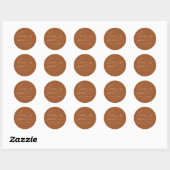 Moderne Script Love Is Sweet Huwelijk Ronde Sticker (Vel)