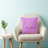 Moderne Script Love Kussensloop Kussen (Stoel)