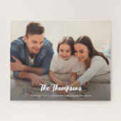 Moderne Script Maken van Gezinsherinneringen Foto Legpuzzel (Horizontaal)
