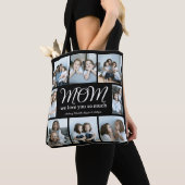 Moderne Script Mama We houden van je Fotocollage X Tote Bag (Dichtbij)