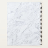 Moderne script marmer Miss naar Mrs. bruiloft Planner (Achterkant)