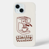 Moderne Script Minimale Hoestebehuizing Case-Mate iPhone Case (Achterkant)