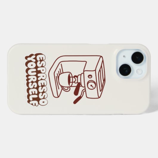 Moderne Script Minimale Hoestebehuizing Case-Mate iPhone Case (Achterkant (horizontaal))