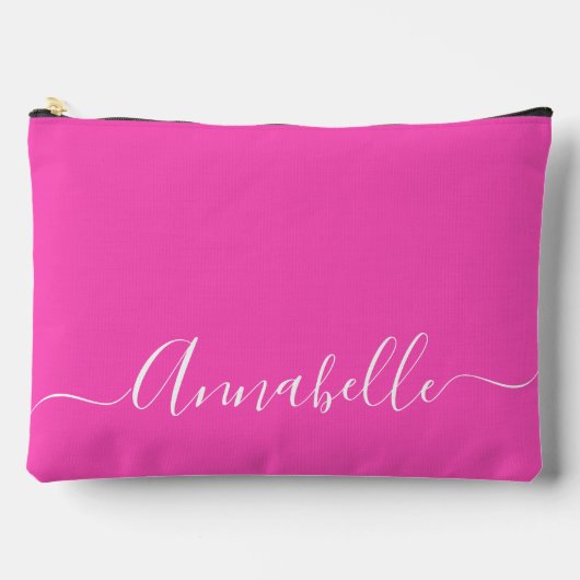 Moderne script naam roze etui (Voorkant)