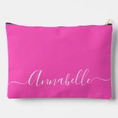 Moderne script naam roze etui (Achterkant)