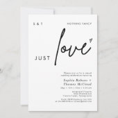 Moderne Script Niets Bijzonders Gewoon Lief Huweli Kaart (Voorkant)
