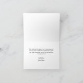 Moderne Script Ombre Afstudeer Felicitaties Kaart (Binnen)