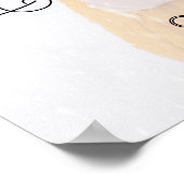 Moderne script overlay huwelijksfoto welkomstposte poster (Hoek)