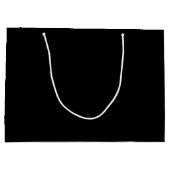 Moderne Script Persoonlijke naam Grote Gift Bag Groot Cadeauzakje (Achterkant)