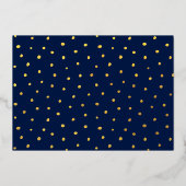 Moderne Script Prettig Kerstfeest Persoonlijke Fot Folie Feestdagenkaart (Achterkant)