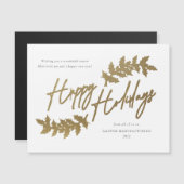 Moderne Script Prettige Feestdagen Zakelijke Kerst (Voorkant / Achterkant)