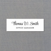 Moderne Script Professional Naamplaatje