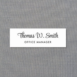 Moderne Script Professional Naamplaatje