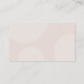 Moderne Script Roze Baby Shower QR Code Cadeau Lij Informatiekaartje (Achterkant)