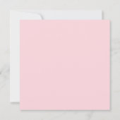 Moderne Script Roze Hart Rand Monogram Notitiekaar Notitiekaartje (Achterkant)