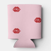Moderne Script Sassy Roze Strik Verjaardags Welkom Blikjeskoeler (Achterkant)