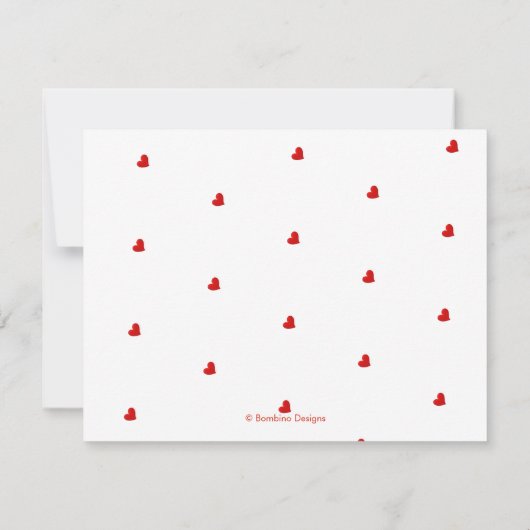 Moderne script Save our Date, Hart The Date (Achterkant)
