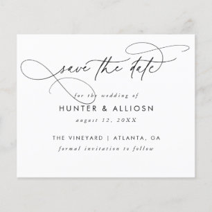 Moderne Script Save the Date