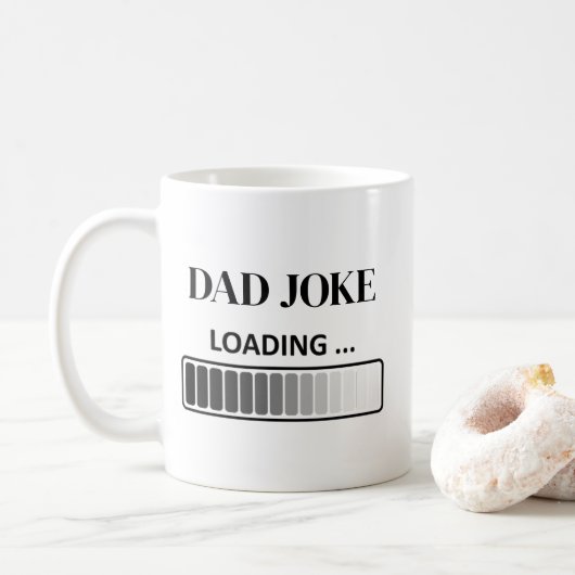 Moderne Script Schone Papa Koffiemok (Met donut)