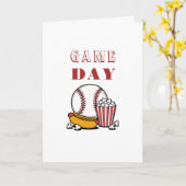 Moderne Script Schone Wenskaart | wedstrijd dag Kaart (Gele Bloem)