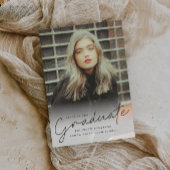 Moderne Script Simpele Foto Afstuderen