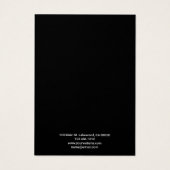 Moderne Script Simple Earning Display Visitekaartje (Achterkant)