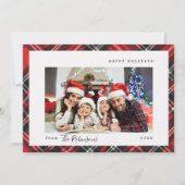 Moderne Script Simple Pset Photo Holiday (Voorkant)