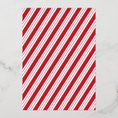 Moderne script Single Dog Photo Foil Kerstkaart Folie Feestdagenkaart (Achterkant)