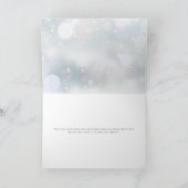 Moderne Script Sneeuwvlokken Zakelijke Werknemer  Feestdagen Kaart (Binnen)