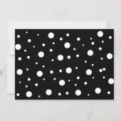 Moderne Script Stippen Foto Save The Date Kaart (Achterkant)