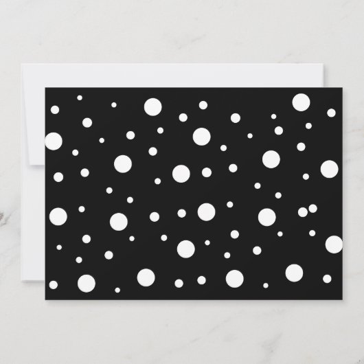 Moderne Script Stippen Foto Save The Date Kaart (Achterkant)