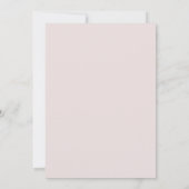 Moderne script trendy drie foto's blush roze save the date (Achterkant)