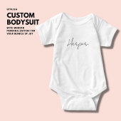 Moderne Script Trendy Schattig Script Handschrift  Romper