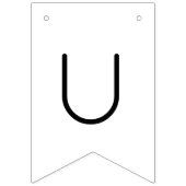 Moderne Script Trouwdouche Vlaggetjes (Derde vlag)