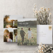 Moderne Script Typografie Elegante Overlay 4 Foto Save The Date