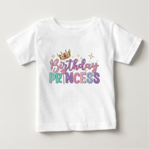 Moderne Script Verjaardag prinses Baby