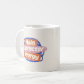 Moderne Script Vet Aesthetic / Trendy Koffiemok (Voorkant links)
