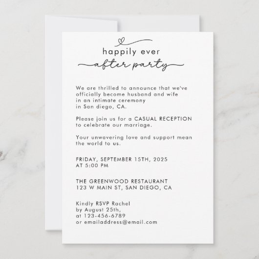 Moderne Script Wij Verliefden Ons Trouwfoto Bruilo Kaart (Voorkant)