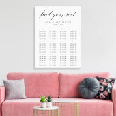 Moderne Script Zitgrafiek Verpakt Canvas Afdruk (Insitu (Woonkamer))