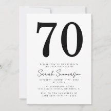 Moderne script zwart-wit zeventigste 70ste verjaar