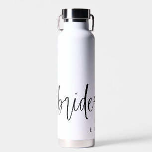 moderne scriptbridesmaïde cadeautjes waterfles
