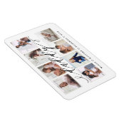 Moderne scriptcadeautje voor vaders Foto Collage Magneet (Rechterzijde)