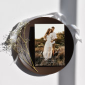 Moderne scriptfoto save the date