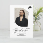 Moderne scriptfotograaf kaart (Staand voorkant)